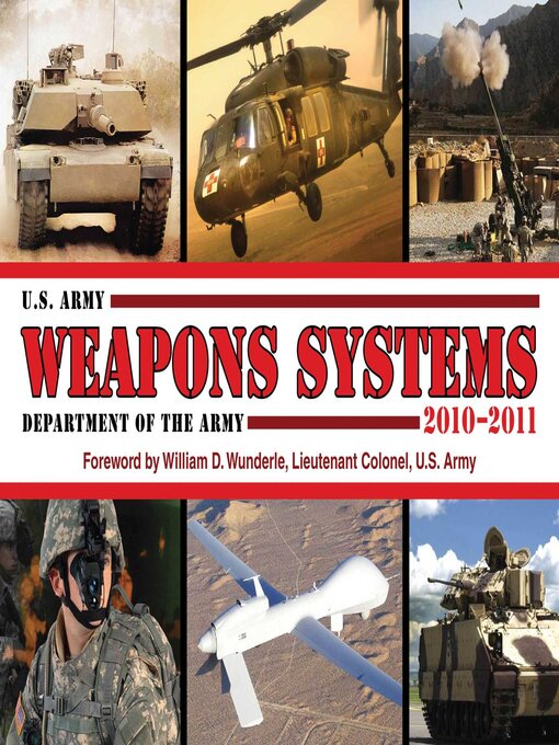 Cover image for U.S. Army Weapons Systems 2010-2011